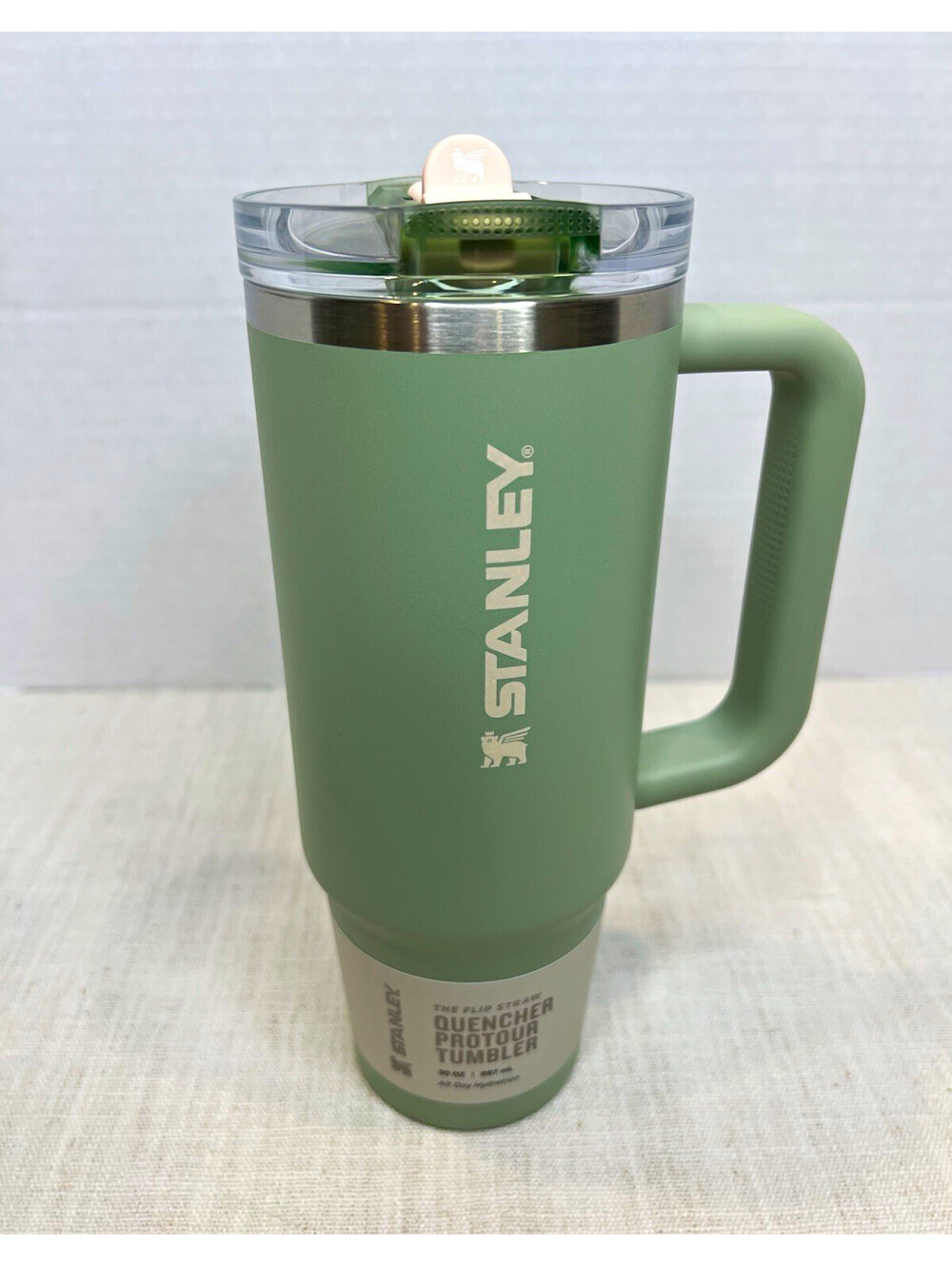 Stanley Quencher ProTour Tumbler w/ Handle Lid Straw | 30 oz Lichen